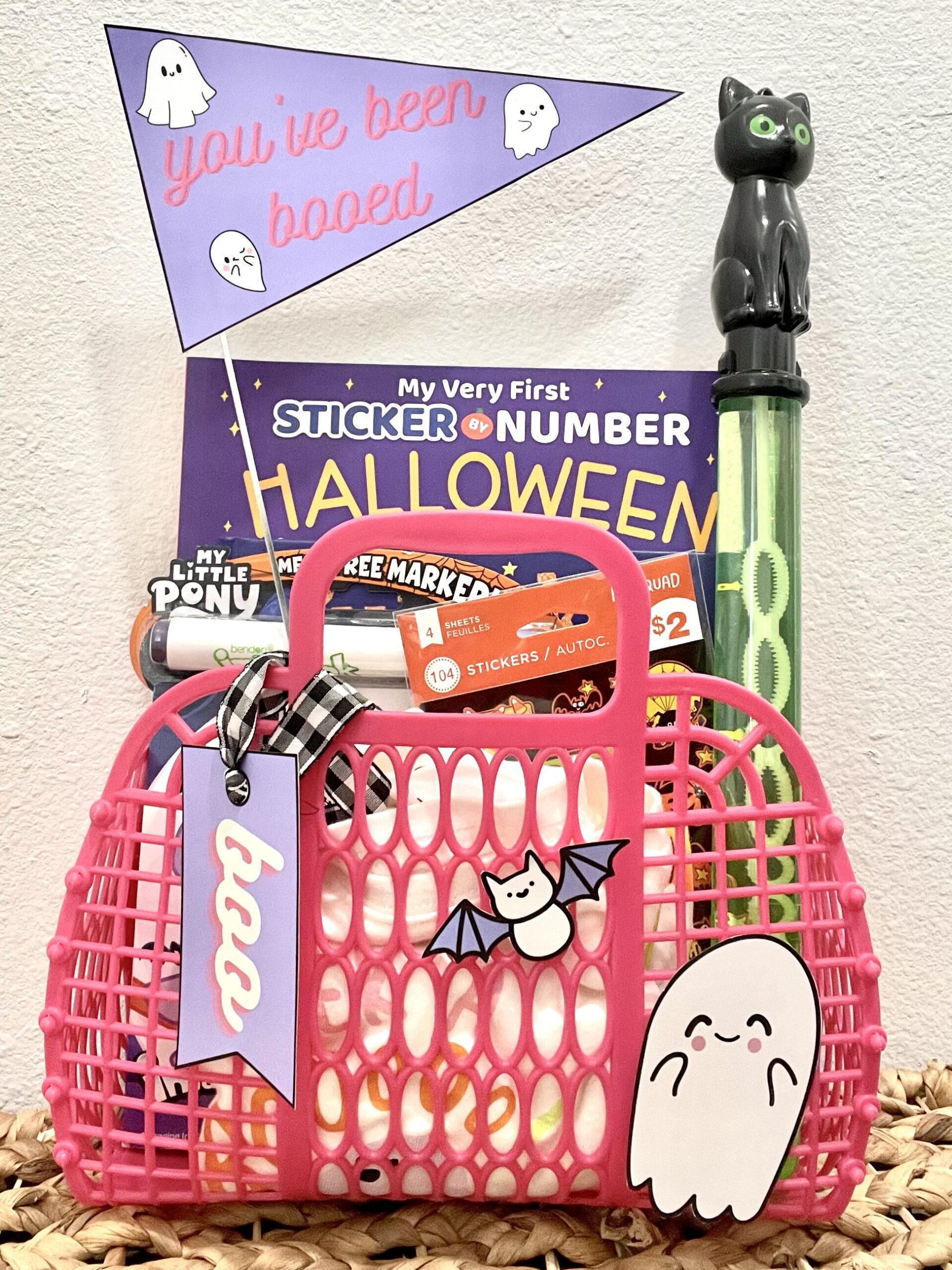 How to Make a Boo Basket Halloween- Gifts for Kids